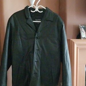 Vintage Faux Leather Men's Jacket